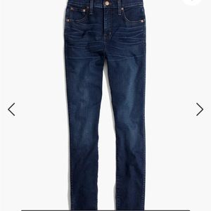NWOT Madewell 10" High-Rise Skinny Jeans in Hayes Wash 29T